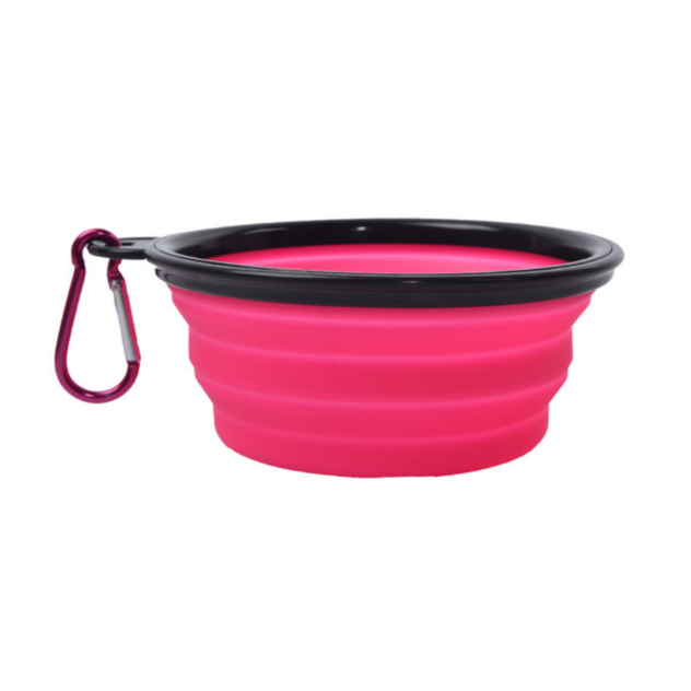 cestovna miska ružová-